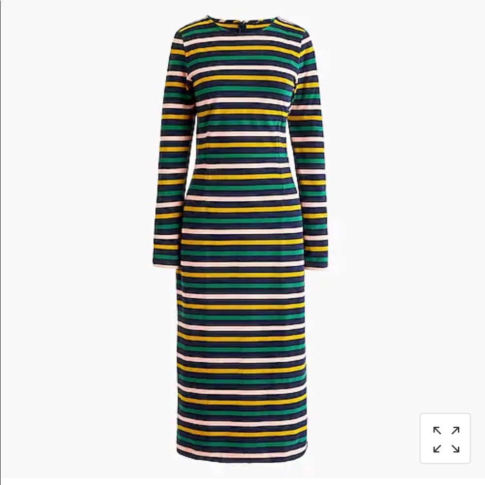 J crew cotton stripe dress - Picture 1 of 4